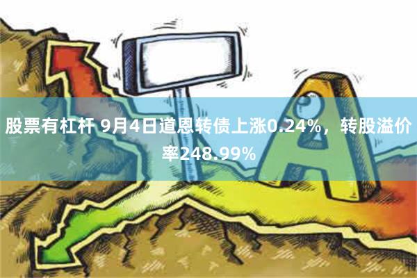 股票有杠杆 9月4日道恩转债上涨0.24%，转股溢价率248.99%